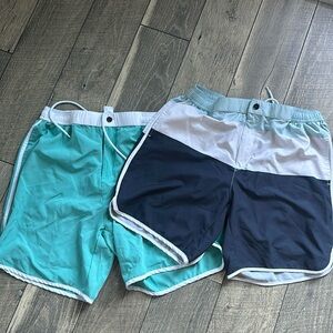 Men’s swim trunks x2